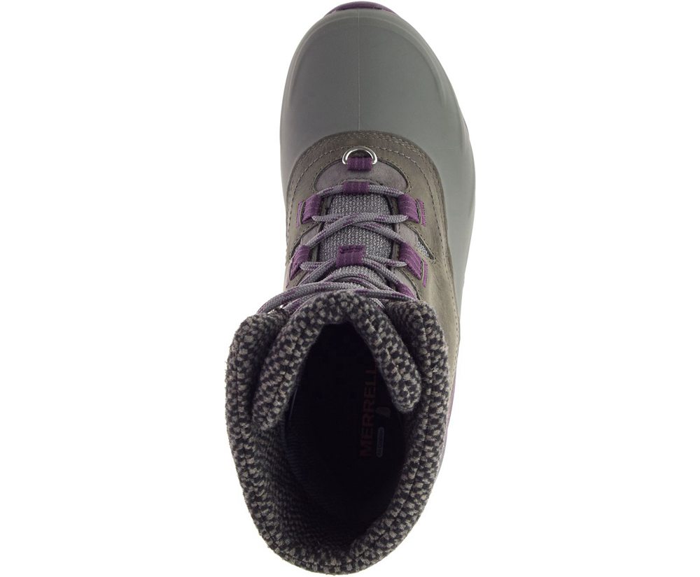Merrell Boots Grey - Thermo Aurora 2 Mid Shell Waterproof - Womens 40PLCAHIQ